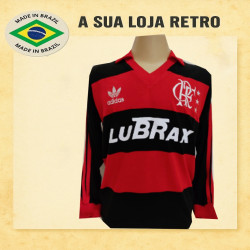 Camisa retrô Flamengo Lubrax ML