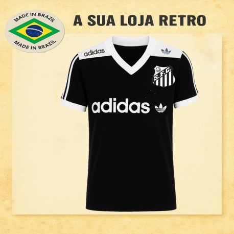 Camisa retrô preta goleiro Santos