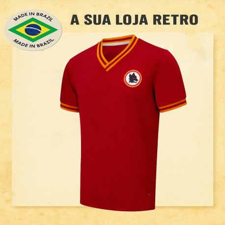 Camisa Retrô Roma 1980- ITA