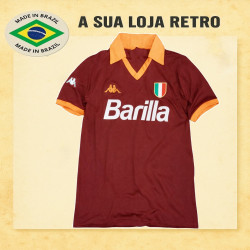 Camisa Retrô Roma Barilla 1984 - ITA
