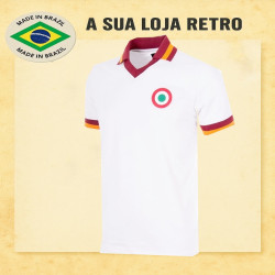 Camisa retrô AS Roma branca 1970 - ITA