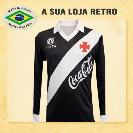 Camisa retrô Vasco da Gama finta ML - 1989