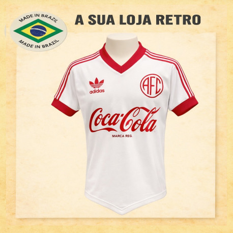 Camisa retrô América RJ- branca