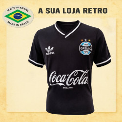 Camisa retrô Grêmio Comemorativa Preta - 1986
