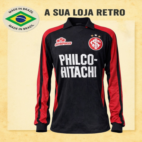 camisa retrô Internacional Goleiro Philco Hitachi
