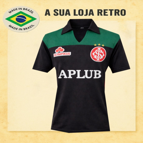 Camisa retrô Internacional Goleiro Verde Aplub 1984