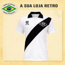 Camisa retrô Mixto Esporte Clube finta branca
