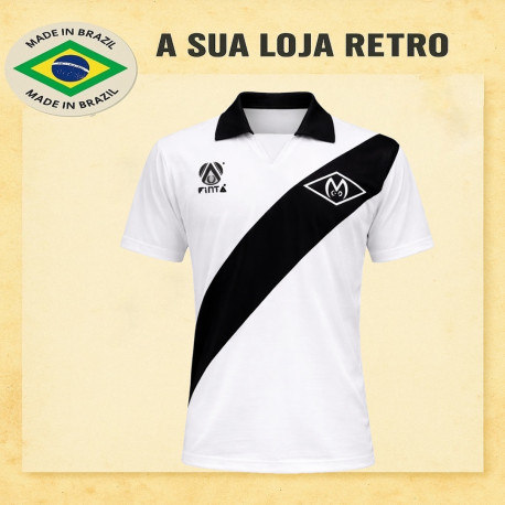 Camisa retrô Mixto Esporte Clube finta branca