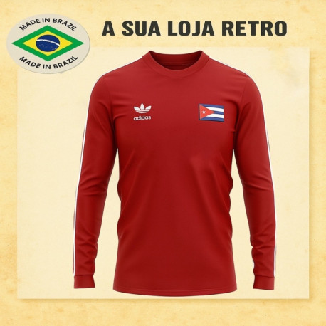 Camisa retrô Seleção de Cuba ML 