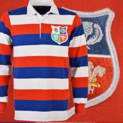Camisa retrô de Rugby Lions ML