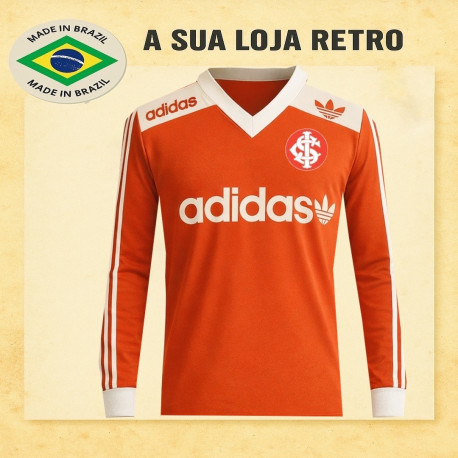Camisa retrô Internacional Vermelha Treino ml