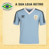Camisa retro Seleção Uruguai Dry Fit Mundialito 1980