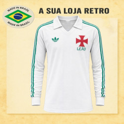Camisa retrô Vasco Goleiro Leao Branca ML