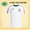 Camisa retrô Mexico Branca - 1987