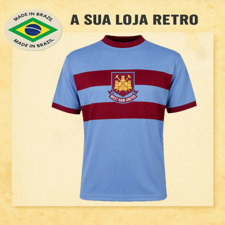 Camisa Retrô Comemorativa West Ham ML- ENG
