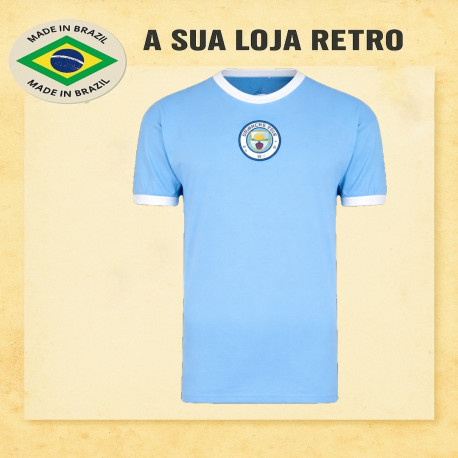 Camisa retrô Manchester city - ENG