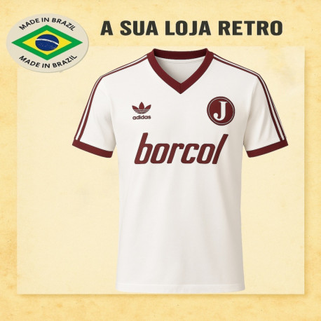 Camisa retrô Juventus da Mooca Branca Borcol - 1987