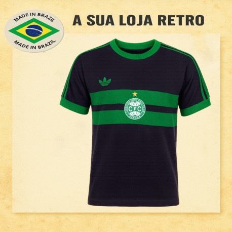 Camisa retrô Coritiba Goleiro Preta 1985