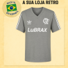 Camisa retrô Flamengo Cinza Comemorativa
