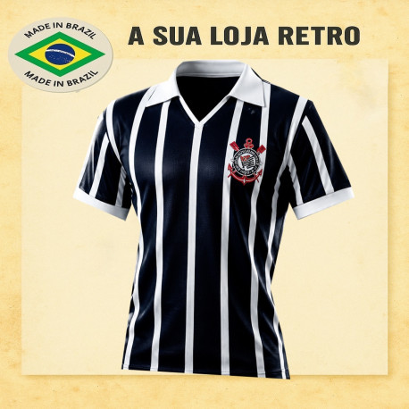 Baby look retrô Corinthians