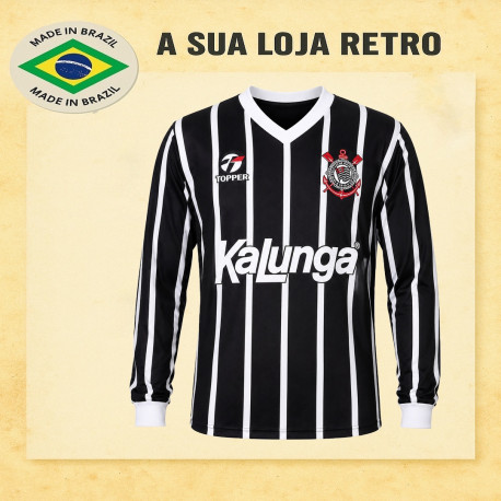 Camisa retrô Corinthians topper kalunga 1988 .