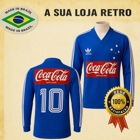 Camisa retrô Cruzeiro coca cola ml - 1987