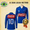 Camisa retrô Cruzeiro Coca Cola ML- 1987