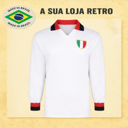 Camisa retrô Milan AC 1963 ML- ITA