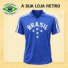 Camisa Retrô Seleção azul 5 estrelas