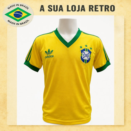 Baby look retrô Seleçao 1978