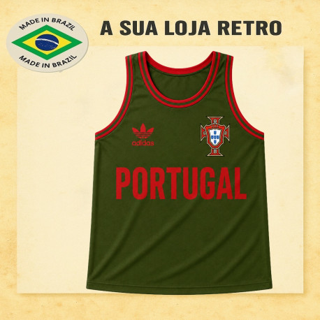 Camisa retro de treino Seleção de Portugal