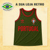 Regata retro Seleção de Portugal