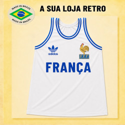  Regata retro Seleção da França 1998 