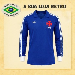 Camisa retrô Vasco Goleiro Leao azazul ML