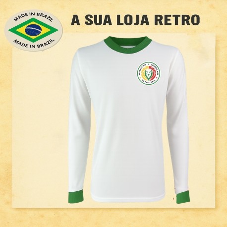 Camisa retrô Senegal branca ML 1970