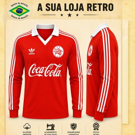 Camisa retrô Náutico Vermelha ml