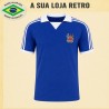 Camisa retrô Manchester City Azul - ENG