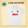 Camisa Retrô Napoli Mars vermelha ML - ITA