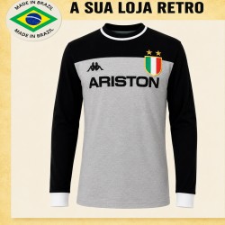 Camisa Retrô Juventus de Turim Ariston goleiro 1986