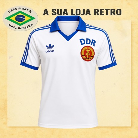 Camisa retrô Alemanha branca - DDR