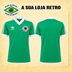 Camisa retrô Alemanha Verde 1986