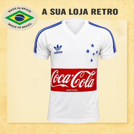 Camisa retrô coca cola branca 1987