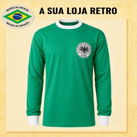 Camisa retrô Alemanha Verde ML 1974