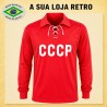 Camisa retrô CCCP vermelha cordinha ML