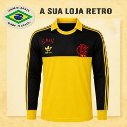 Camisa retrô goleiro Raul Flamengo ML