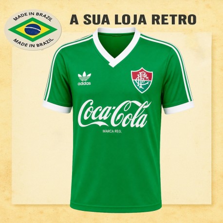 Camisa retrô comemorativa fluminense verde