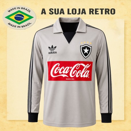 Camisa retrô Botafogo cinza goleiro 1987