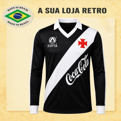 Camisa retrô Vasco da Gama finta ML - 1989