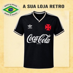Camisa retrô Vasco Preta Comemorativa