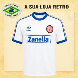 Camisa Retrô San Lorenzo de Almagro Zanella branca- ARG